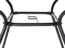 Bistro bord LIVO 80 cm 80 cm Glas Sort