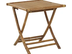 Bistro bord MOLISE 70 cm 70 cm Bambus Brun