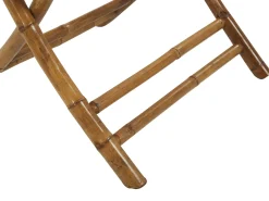 Bistro bord MOLISE 70 cm 70 cm Bambus Brun