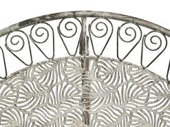 Bistro bord NURRA 80 cm 36 cm Metal Grå