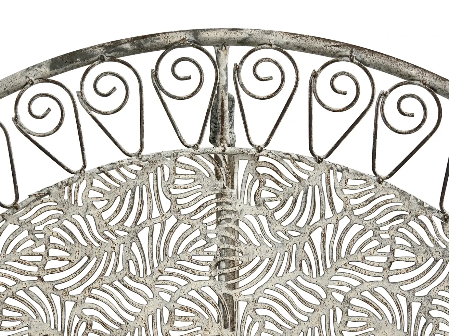 Bistro bord NURRA 80 cm 36 cm Metal Grå