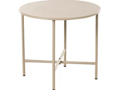 Bistro bord OVARO 50 cm 50 cm Metal Beige