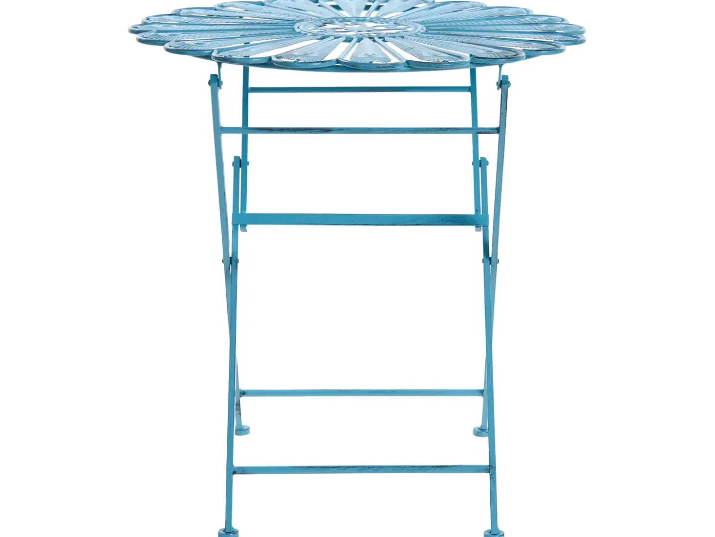 Bistro bord PAVIA 71 cm 71 cm Metal Blå