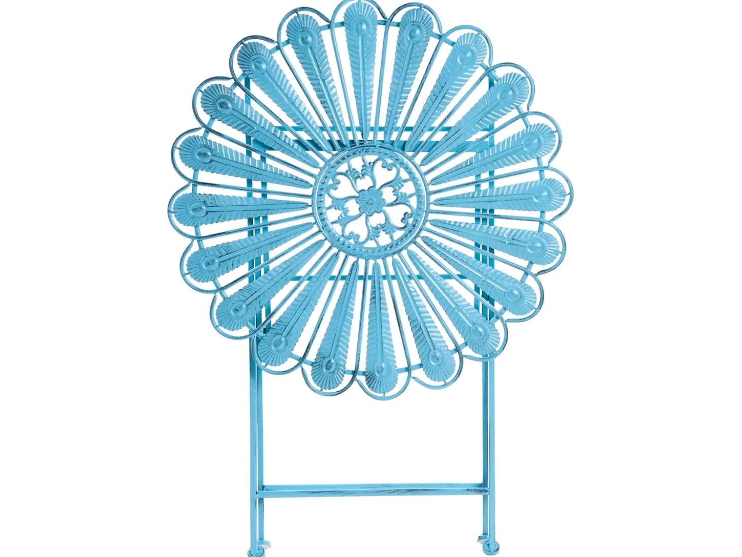 Bistro bord PAVIA 71 cm 71 cm Metal Blå