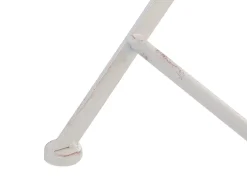 Bistro bord PAVIA 71 cm 71 cm Metal Cremehvid