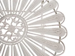 Bistro bord PAVIA 71 cm 71 cm Metal Cremehvid