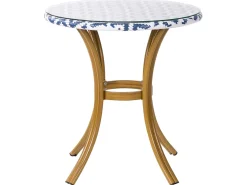 Bistro bord RIFREDDO 70 cm 70 cm Hærdet glas Blå