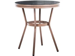 Bistro bord RIFREDDO 70 cm 70 cm Hærdet glas Grå