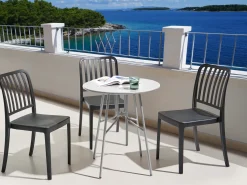 Bistro bord TALTAL 64 cm 64 cm Metal Grå