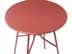 Bistro bord TALTAL 64 cm 64 cm Metal Rød