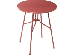 Bistro bord TALTAL 64 cm 64 cm Metal Rød