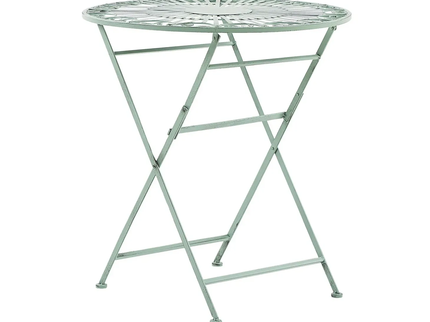 Bistro bord TRENTO 70 cm 70 cm Metal Lysegrøn