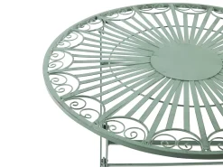 Bistro bord TRENTO 70 cm 70 cm Metal Lysegrøn