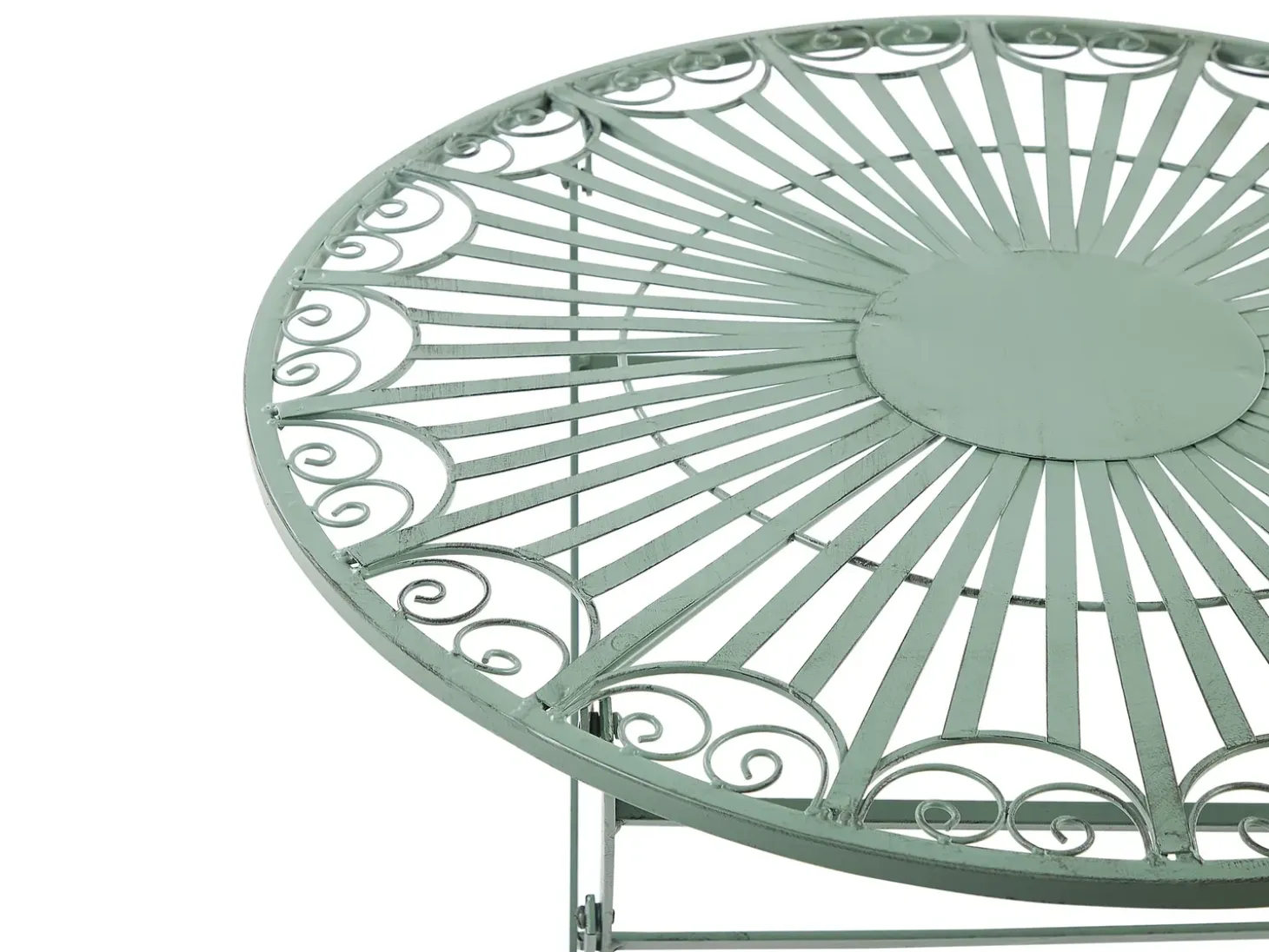 Bistro bord TRENTO 70 cm 70 cm Metal Lysegrøn