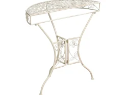 Bistro bord YAVIZA 80 cm 36 cm Metal Lys Beige