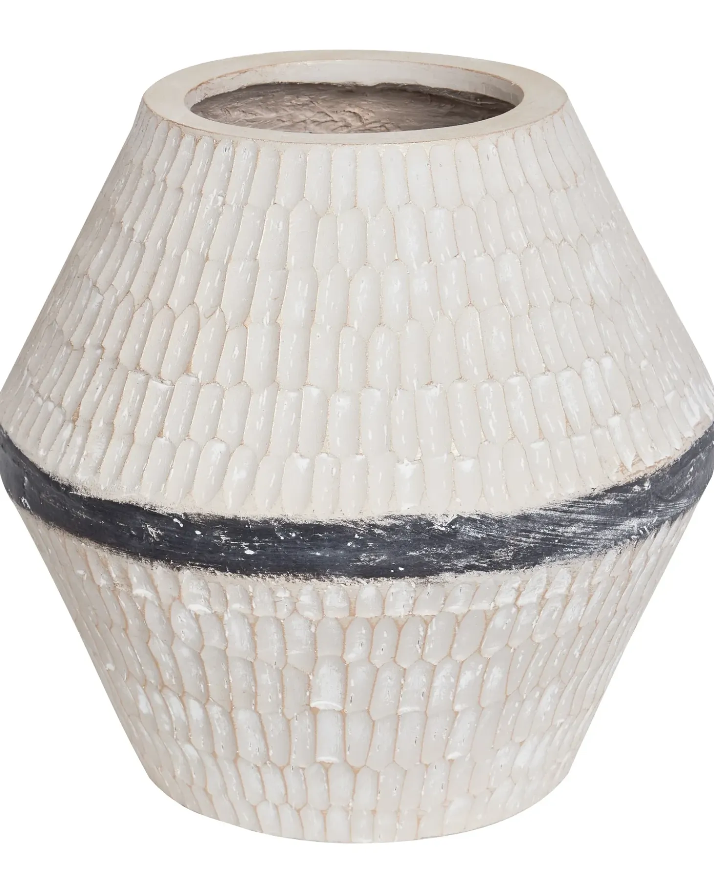 Blomstervase ARUNCUS Keramik 30 cm Beige