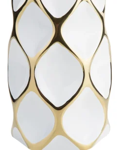 Blomstervase AVILA Stentøj 36 cm Hvid