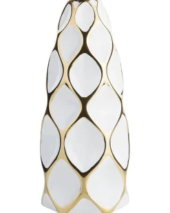 Blomstervase AVILA Stentøj 36 cm Hvid