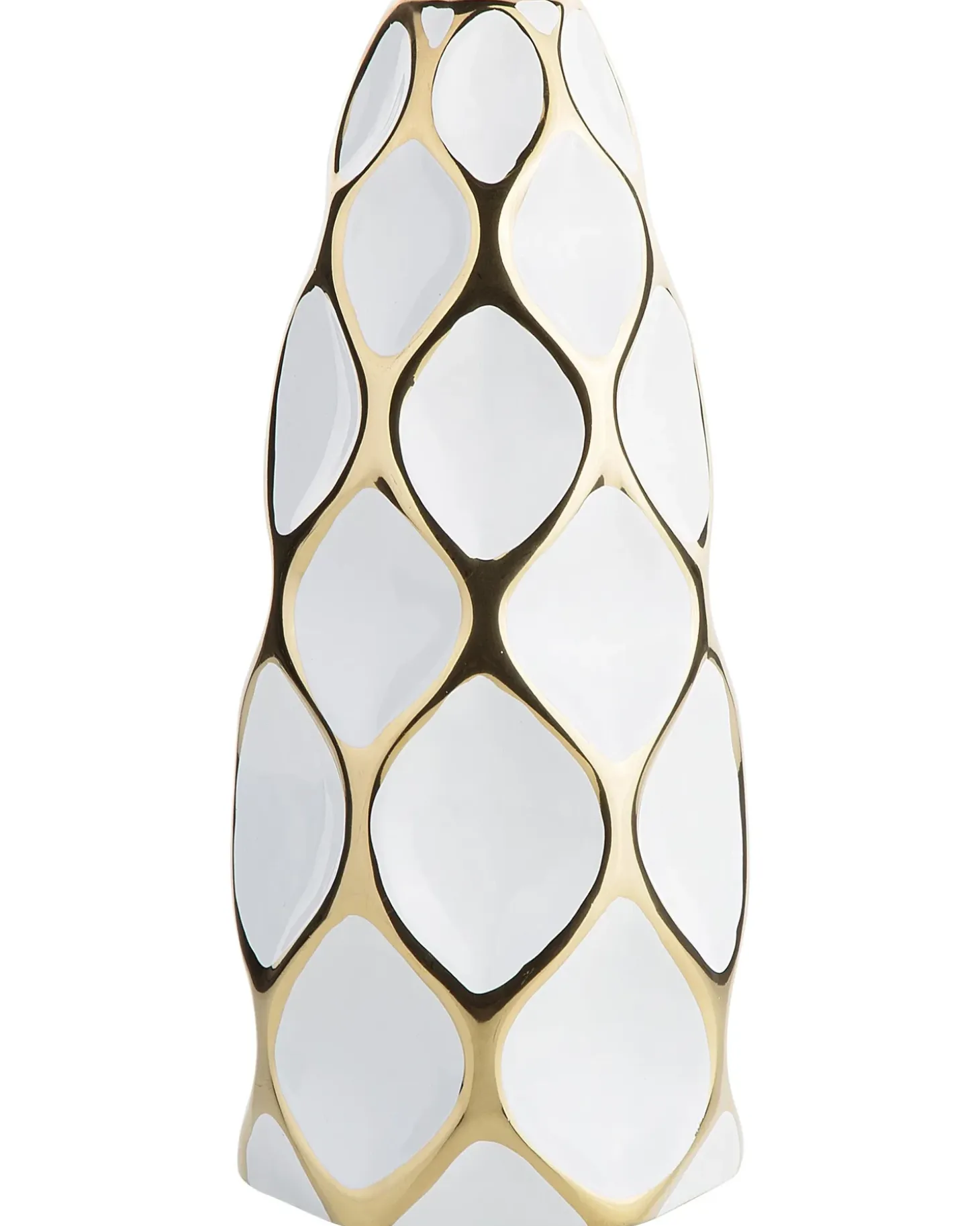 Blomstervase AVILA Stentøj 36 cm Hvid
