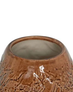 Blomstervase BETTA Stentøj 22 cm Brun