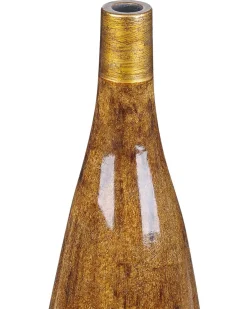 Blomstervase BURGOS Keramik 52 cm Brun