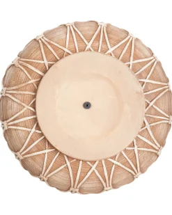 Blomstervase DOMOKOS Keramik 38 cm Lysebrun