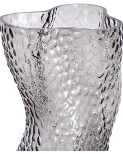 Blomstervase DYTIKO Glas 31 cm Grå