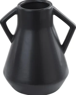 Blomstervase FERMI Keramik 20 cm Sort
