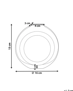Blomstervase KAPELI Glas 15 cm Turkis