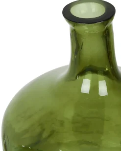 Blomstervase KERALA Glas 30 cm Olivengrøn