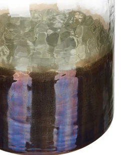 Blomstervase KULCHA Glas 36 cm Multifarvet