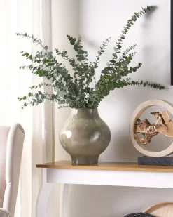 Blomstervase MAGAN Keramik 31 cm Brungrå