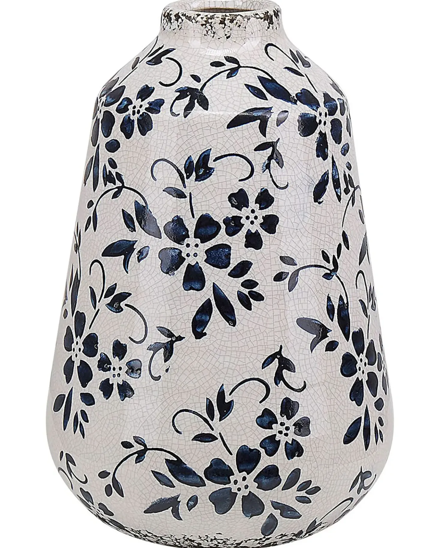 Blomstervase MARONEIA Stentøj 20 cm Hvid