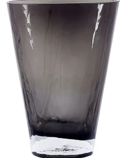 Blomstervase MITATA Glas 20 cm Grå