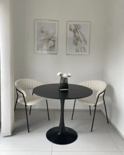 Blomstervase MITATA Glas 20 cm Grå