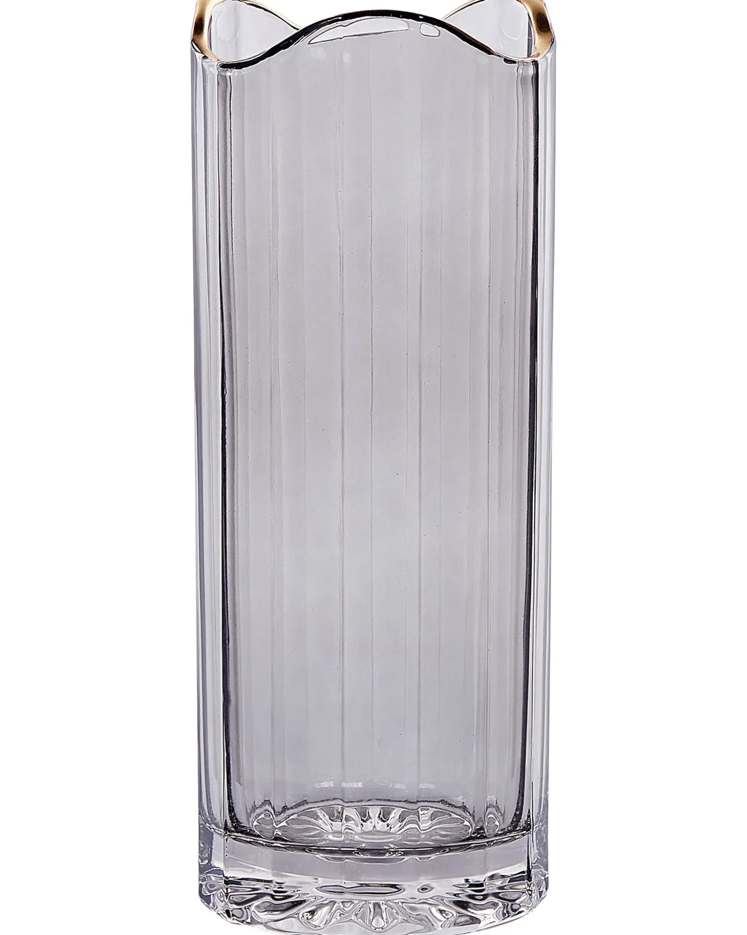 Blomstervase PERDIKI Glas 30 cm Grå