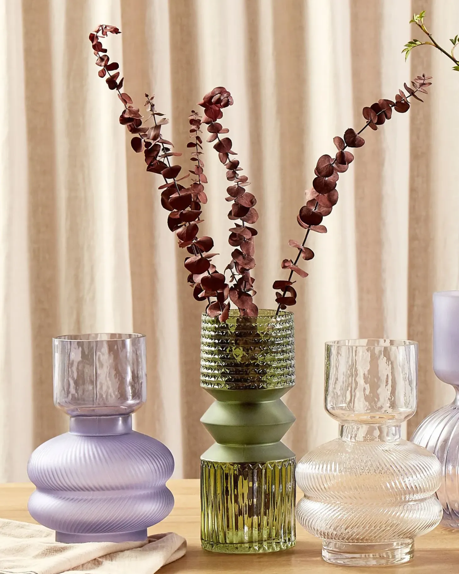 Blomstervase RODIA Glas 24 cm Lilla