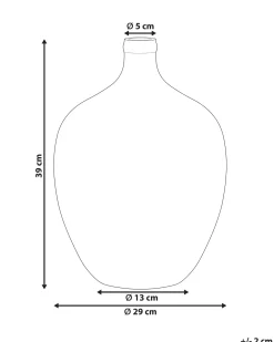 Blomstervase ROTI Glas 39 cm Blå