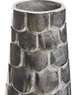 Blomstervase SUKHOTHAI Metal 47 cm Sølv