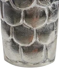 Blomstervase SUKHOTHAI Metal 47 cm Sølv