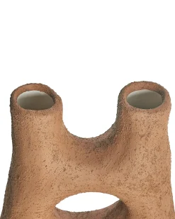 Blomstervase UARU Stentøj 27 cm Brun