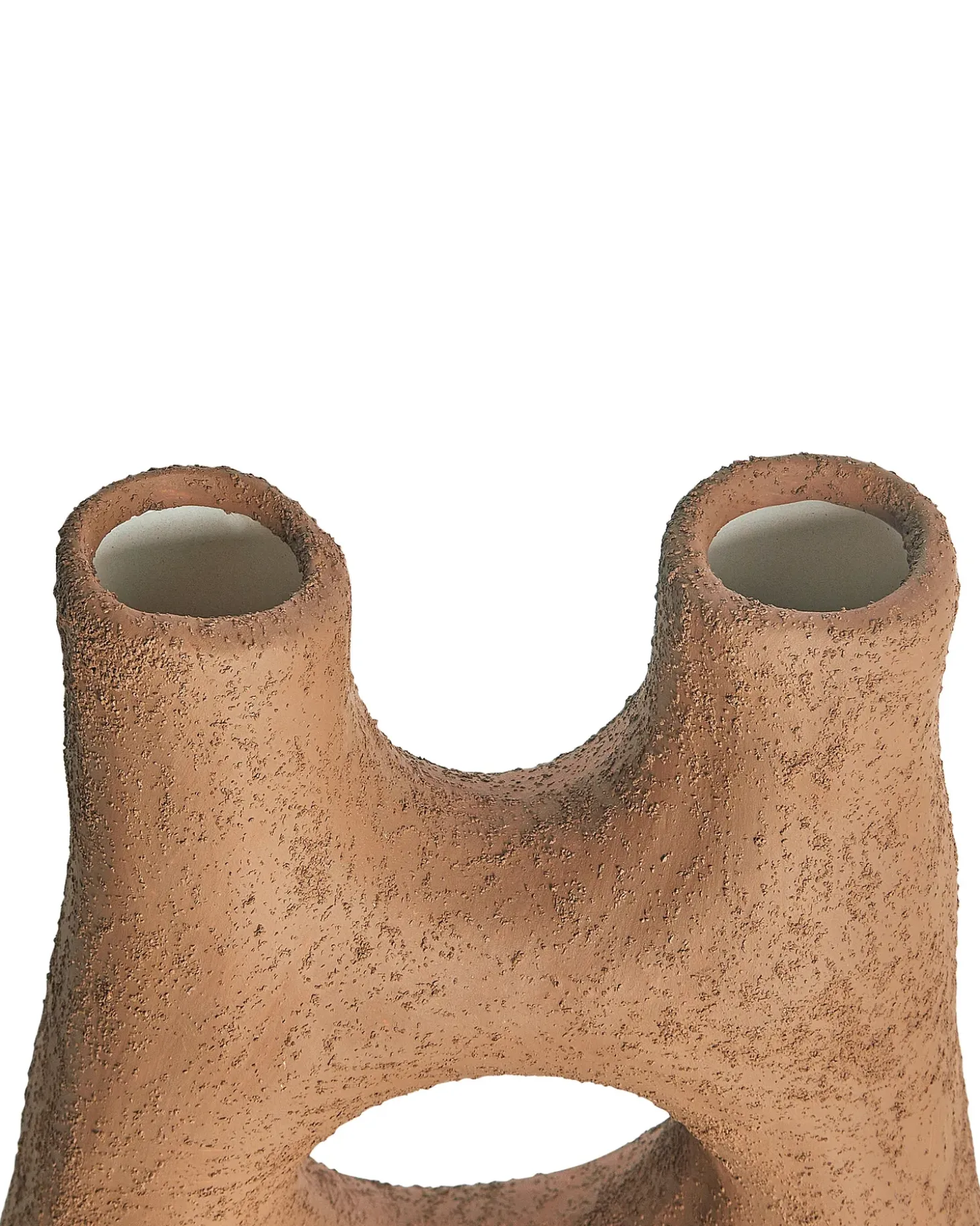 Blomstervase UARU Stentøj 27 cm Brun
