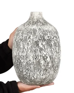 Blomstervase VIGO Keramik 36 cm Grå
