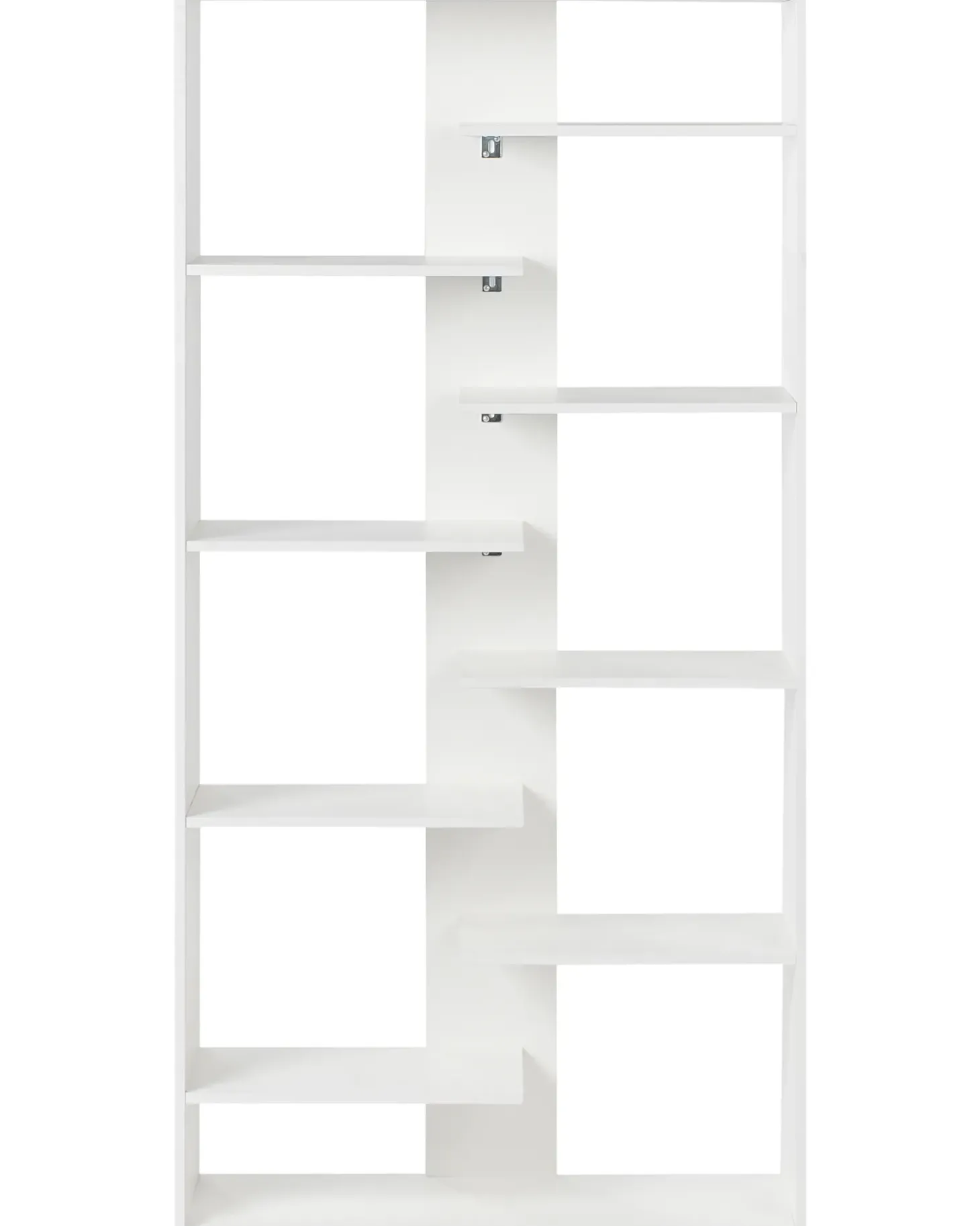 Bogreol med 8 hylder FONTAS 180 cm Hvid