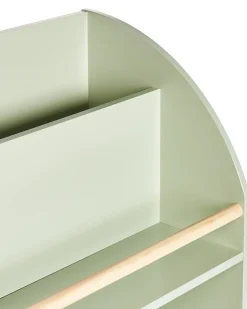 Bogreol med 3 hylder LILOET 102 cm Lysegrøn