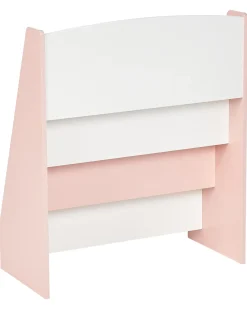 Bogreol med 4 hylder LILOET 70 cm Pastellrosa