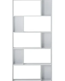 Bogreol med 5 hylder ORILLA 174 cm Hvid