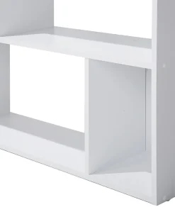 Bogreol med 5 hylder ORILLA 174 cm Hvid