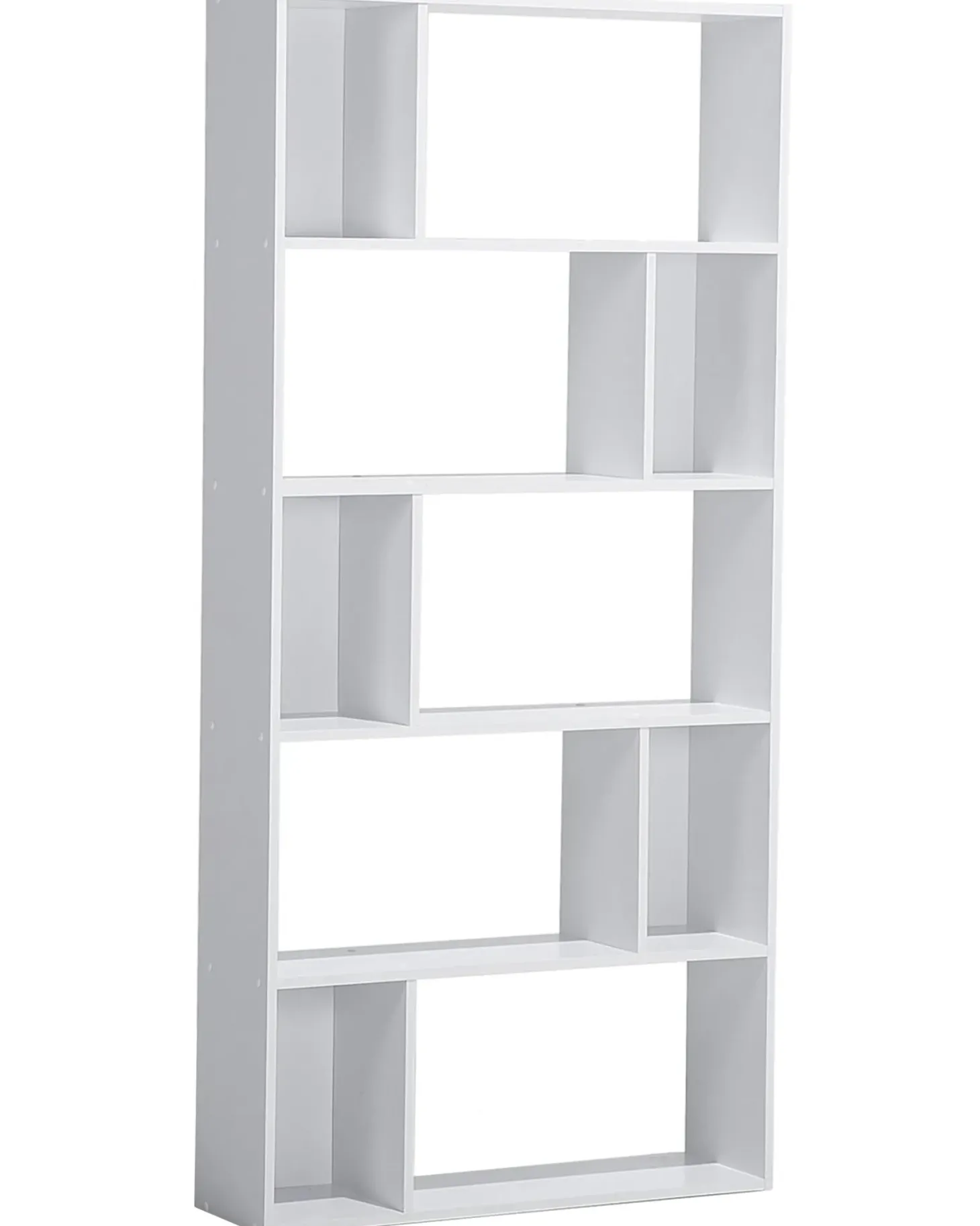 Bogreol med 5 hylder ORILLA 174 cm Hvid