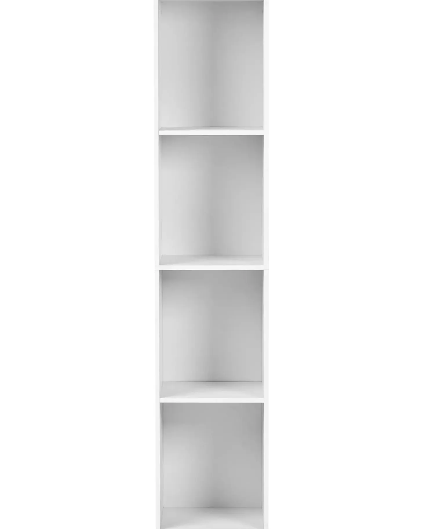 Bogreol med 4 hylder WINNIPEG 143 cm Hvid